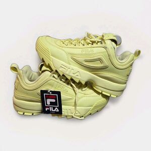 Fila Disruptor 2 Womens Shoes Sz 7 Running Athletic Tender Yellow Sneakers